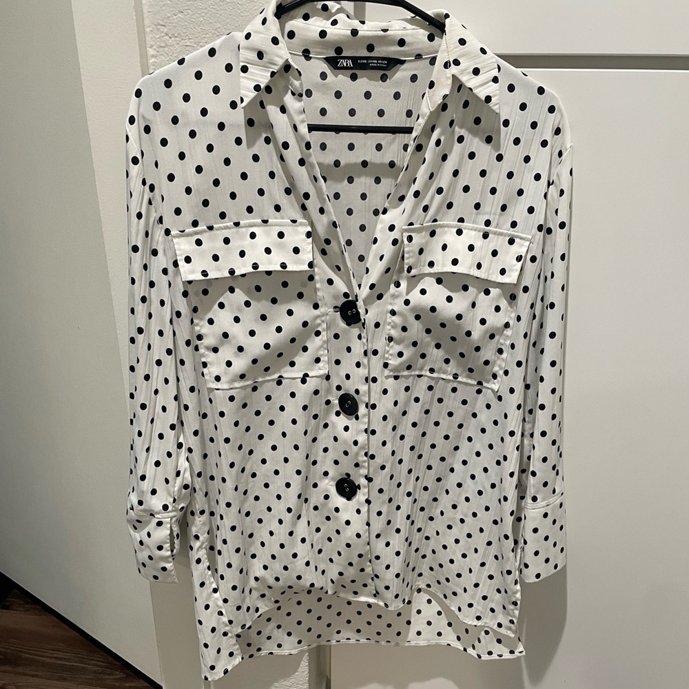 Zara Polka Dot Blouse